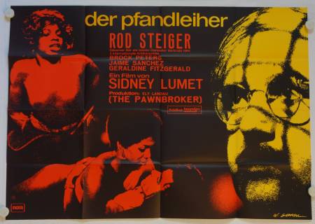 Der Pfandleiher originales deutsches A0-Filmplakat